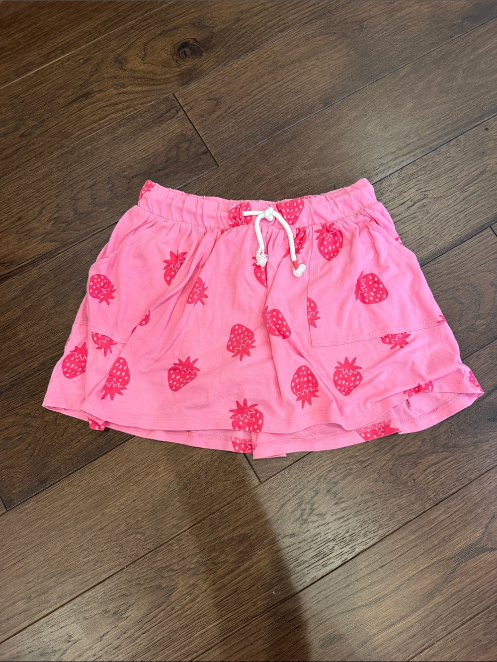Cat & Jack Pink Strawberry Print Athletic Skort Size Large 10/12 - C11-752